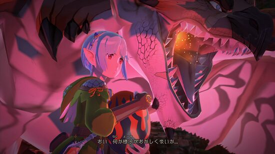 モンスターハンターストーリーズ2のストーリー場面2
